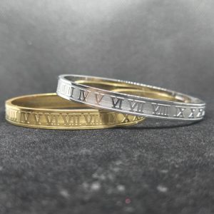 industrial twisted cable bypass cuff bracelet