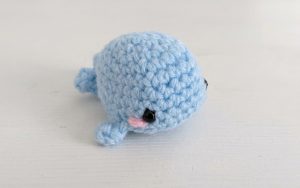 Baby Blue Crochet Whale baby blue crochet whale